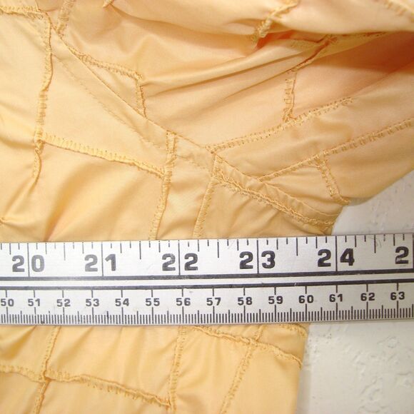Zenergy by Chico's Lightweight Yellow Embroidered Zip Up Jacket Size 3 (XL) - Picture 7 of 8